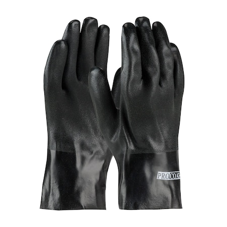 Pip Premium PVC Dipped Glove with Interlock Liner and Rough Sandy Finish - 10" Length, 12PK 58-8120DD